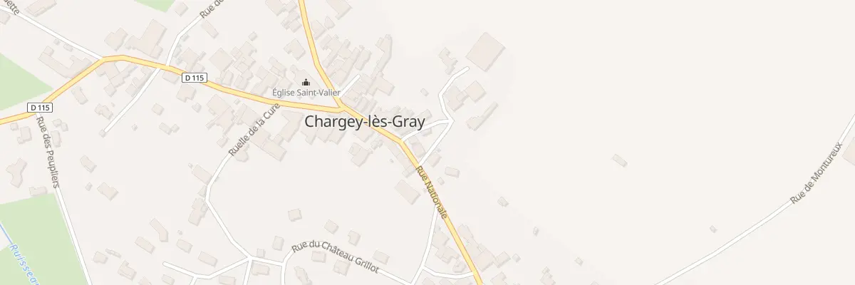 Plan du 1 Rue du Château à Chargey-lès-Gray