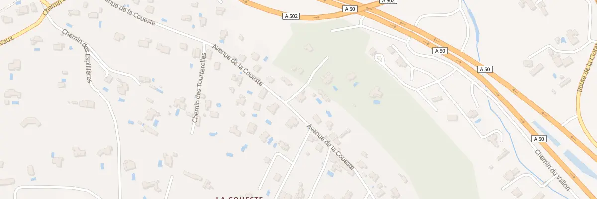 Plan du 419 Av de la Coueste à Aubagne