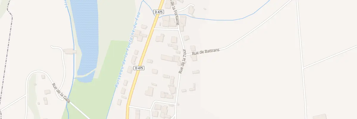 Plan du 7 Rue de la Tour à Champvans