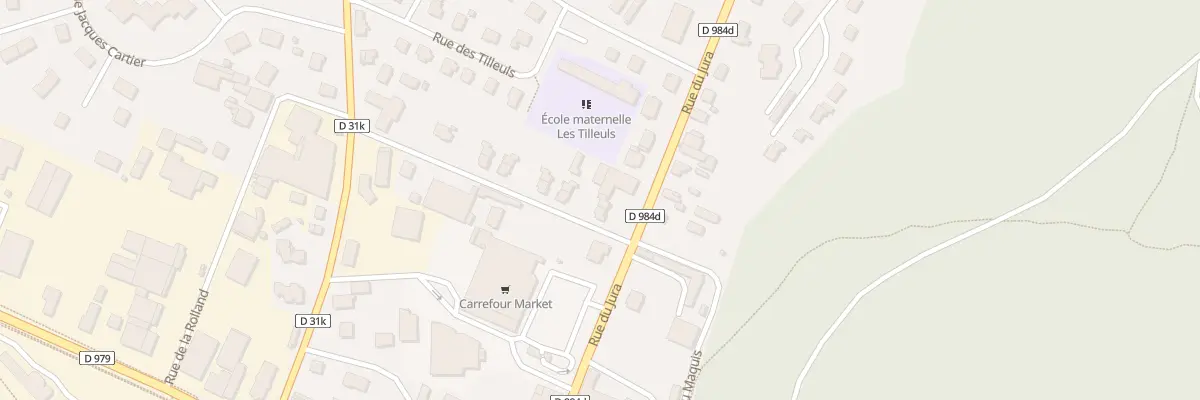 Plan du 23 Rue Georges Jeudy à Montréal-la-Cluse
