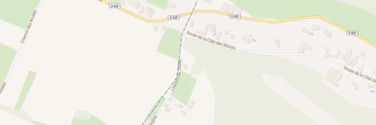 Plan du 75 Che de Trellet à Granieu