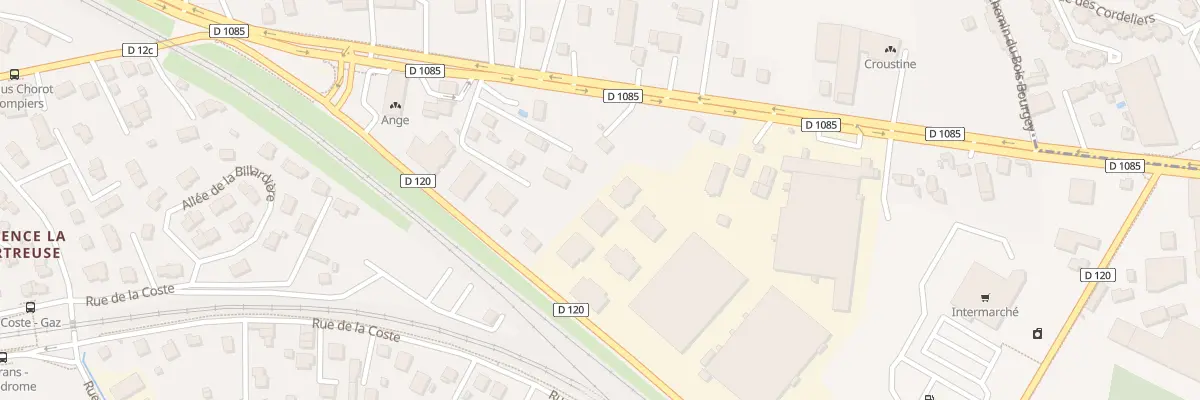 Plan du 100 Rue de la Gare à Moirans