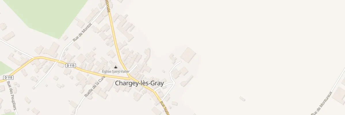 Plan du 48B Rue Nationale à Chargey-lès-Gray
