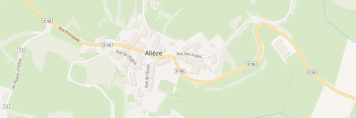 Plan du 20 Rue des Auges à Alièze