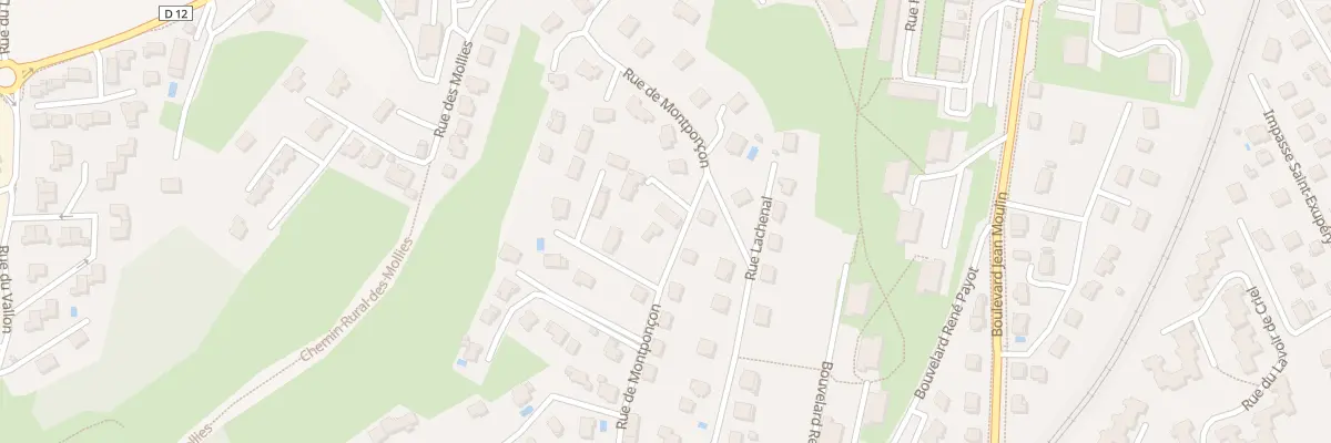 Plan du 36 Rue de Montponcon à Voiron