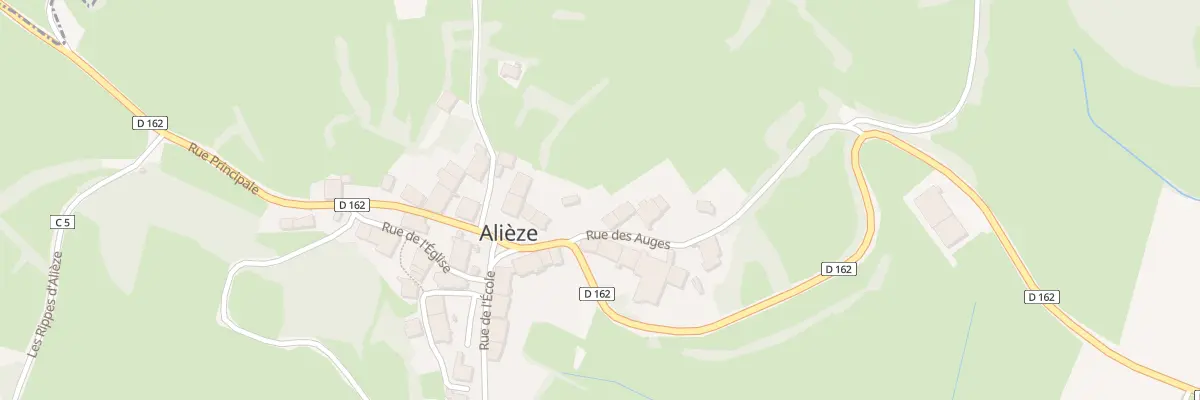 Plan du 39 Rue des Auges à Alièze