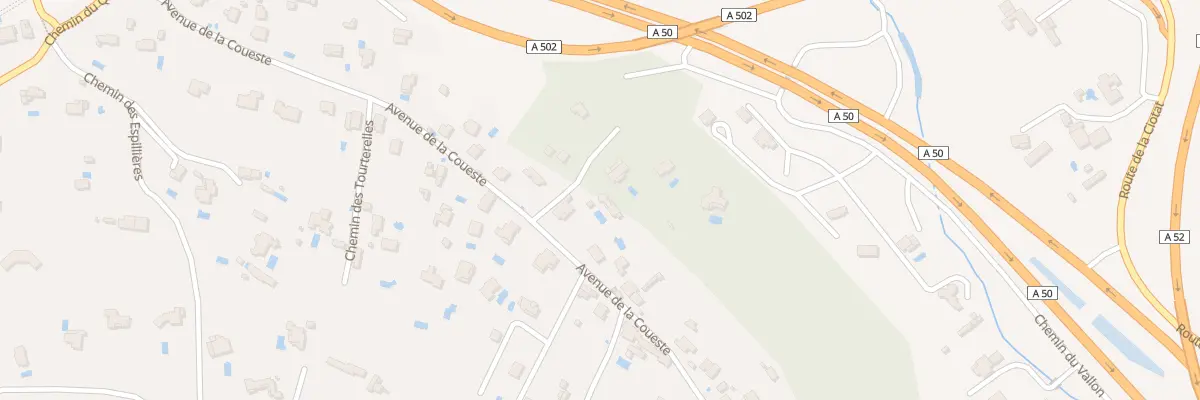 Plan du 9404 Av de la Coueste à Aubagne