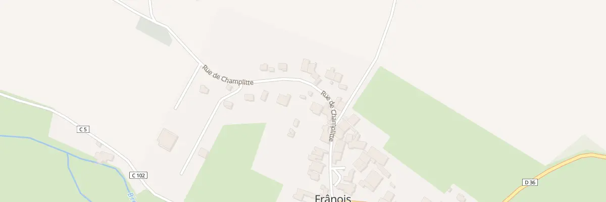 Plan du 23 Rue de Champlitte à Framont
