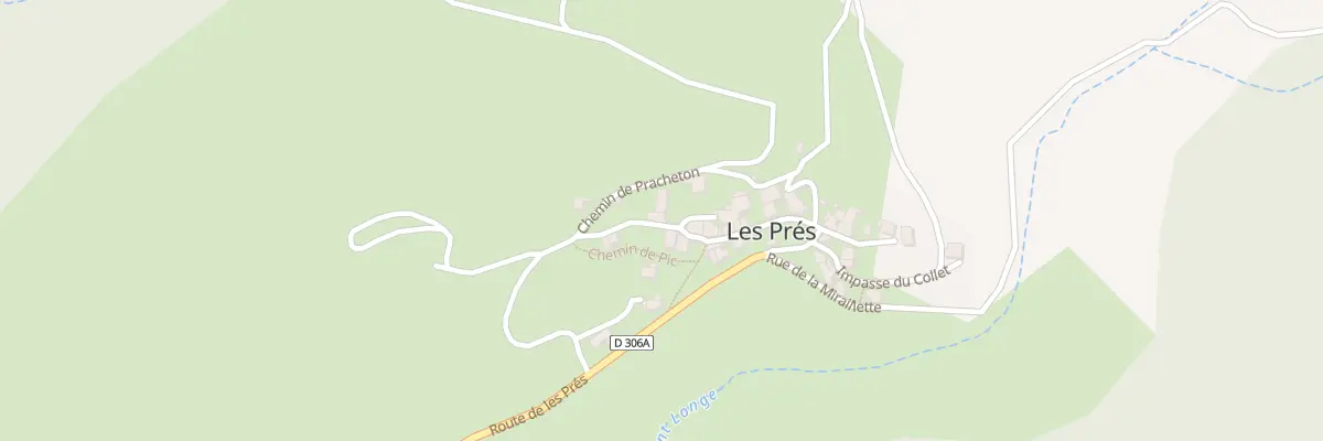 Plan du 3 Mte de la Bourette aux Prés