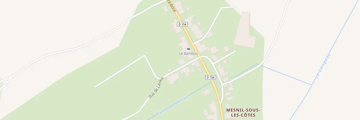 Plan du 2 Rue de Lavaux à Bonzée