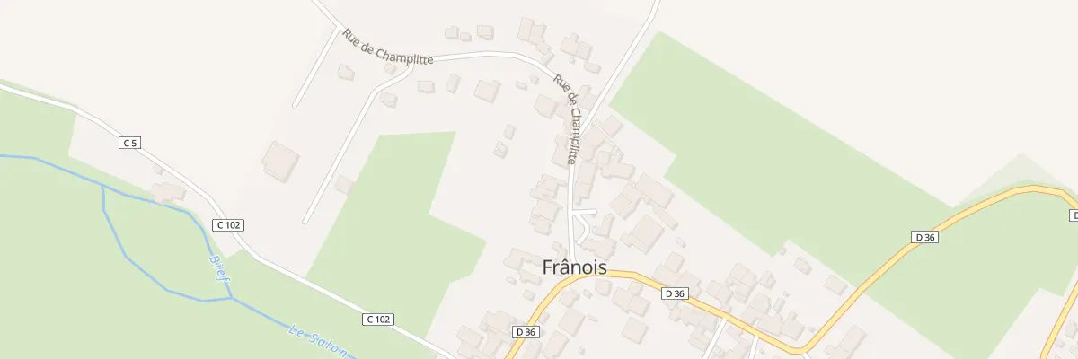 Plan du 11 Rue de Champlitte à Framont