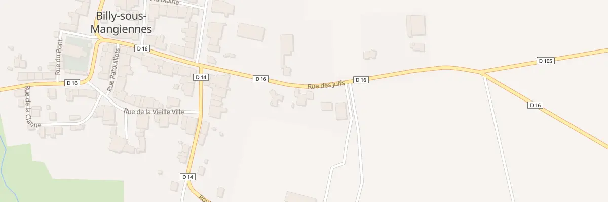Plan du 24 Rue des Juifs à Billy-sous-Mangiennes