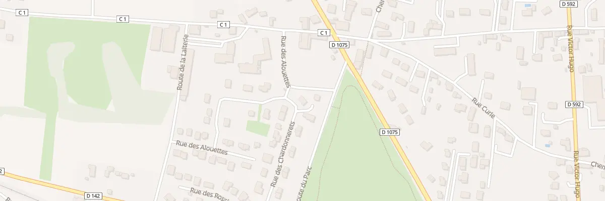Plan du 1 Rue des Chardonnerets aux Abrets en Dauphiné