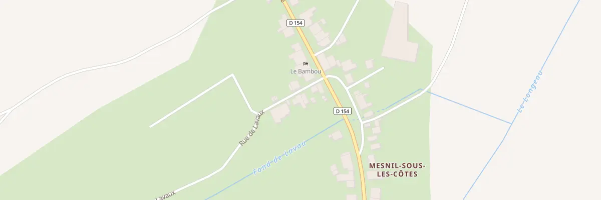 Plan du 5 Rue de Lavaux à Bonzée