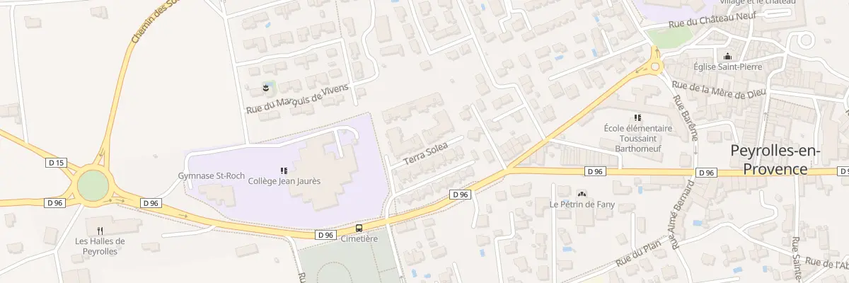 Plan du 3 Rue Jean Giono à Peyrolles-en-Provence