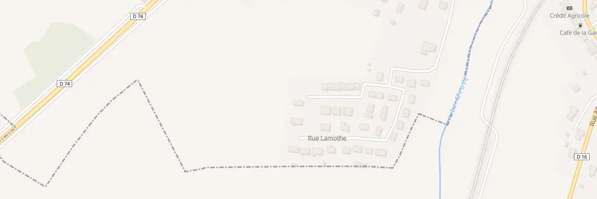 Plan du 23 Rue du Tremblot à Saint-Thiébault