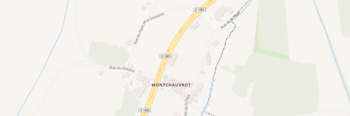 Plan du 2616 Rte Nationale à Mantry