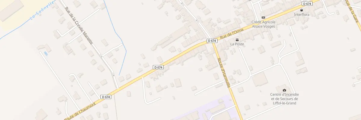 Plan du 19 Rue de la Croisette à Liffol-le-Grand