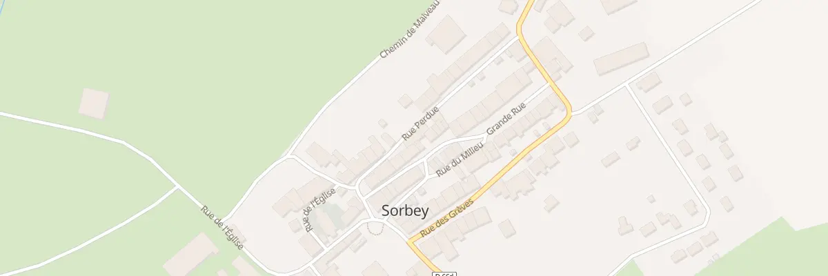 Plan du 6 Rue Perdue à Sorbey