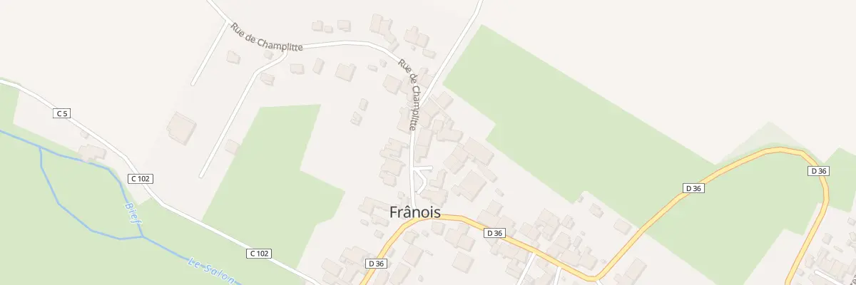 Plan du 8 Rue de Champlitte à Framont