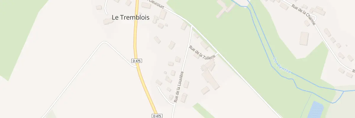 Plan du 4 Rue de la Louvière au Tremblois