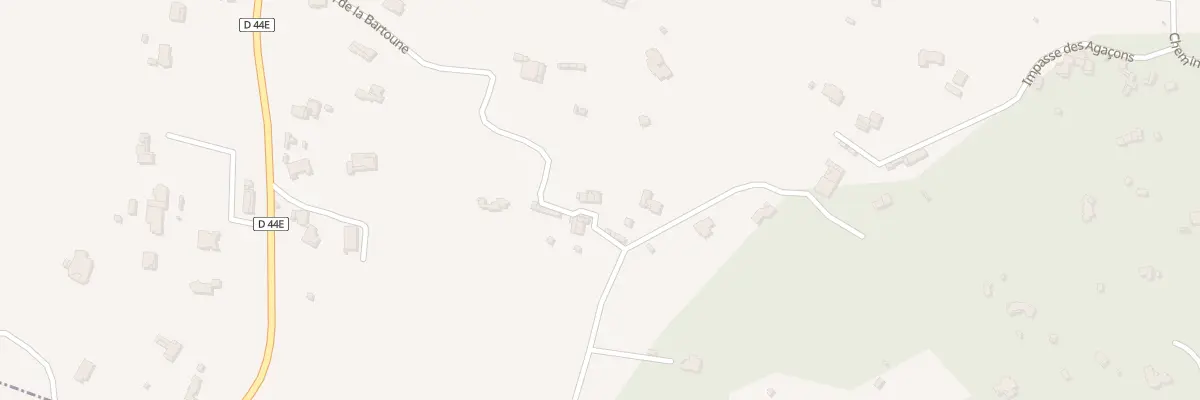 Plan du 439 Che de la Bartoune à Roquevaire