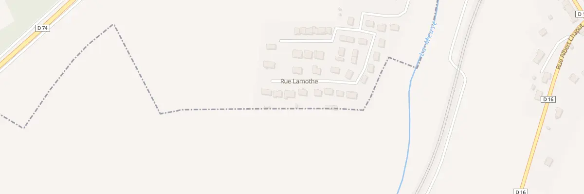 Plan du 25 Rue Lamothe à Saint-Thiébault