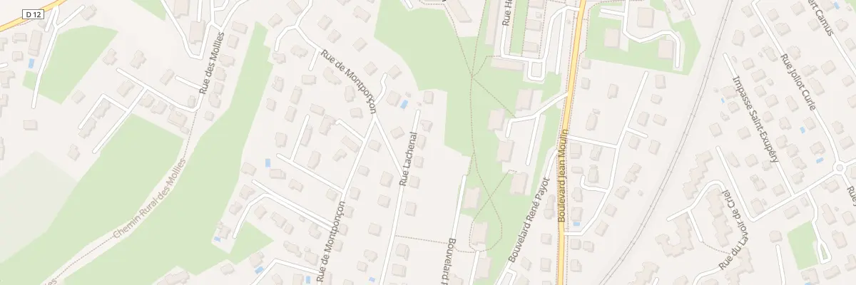 Plan du 9006 Rue Lachenal à Voiron