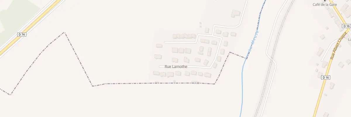 Plan du 14 Rue Lamothe à Saint-Thiébault