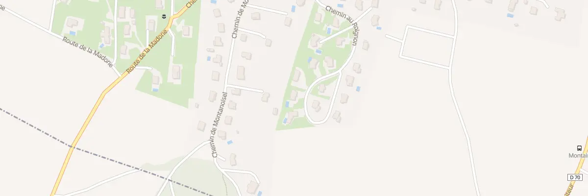Plan du 450 Chem au Roignon à Montain