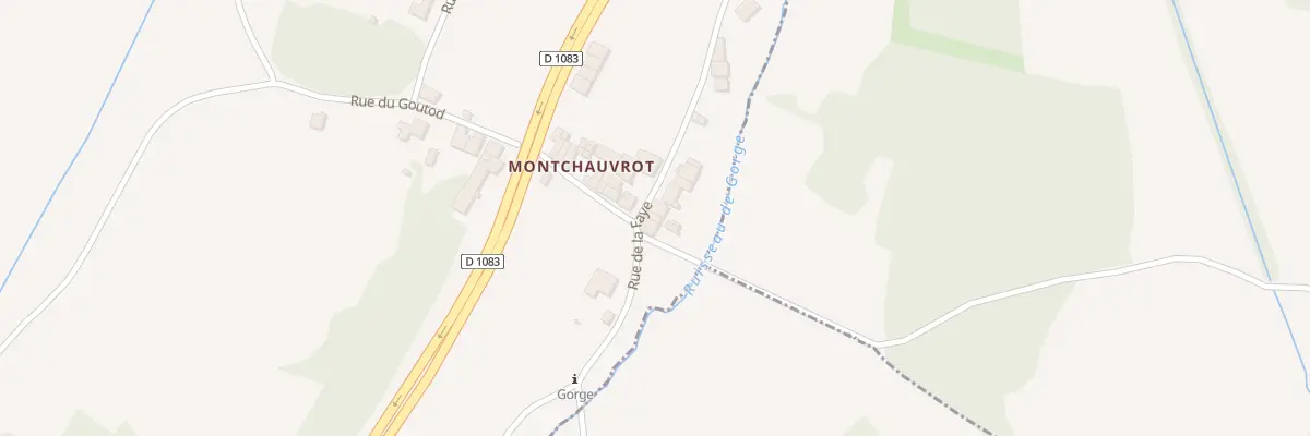 Plan du 481 Rue de la Faye à Mantry
