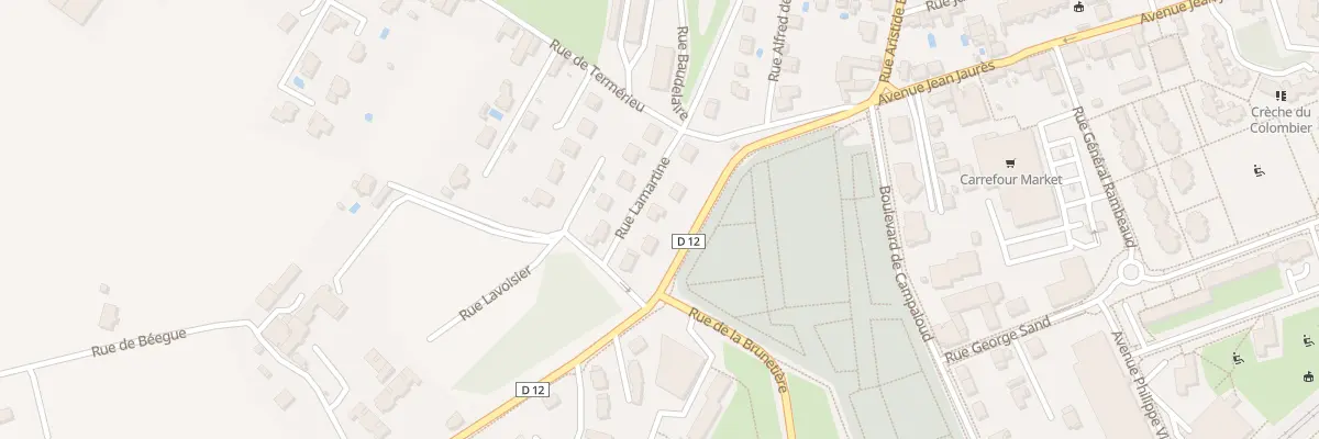 Plan du 5 Rue Lamartine à Voiron