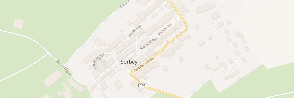Plan du 12 Rue du Milieu à Sorbey