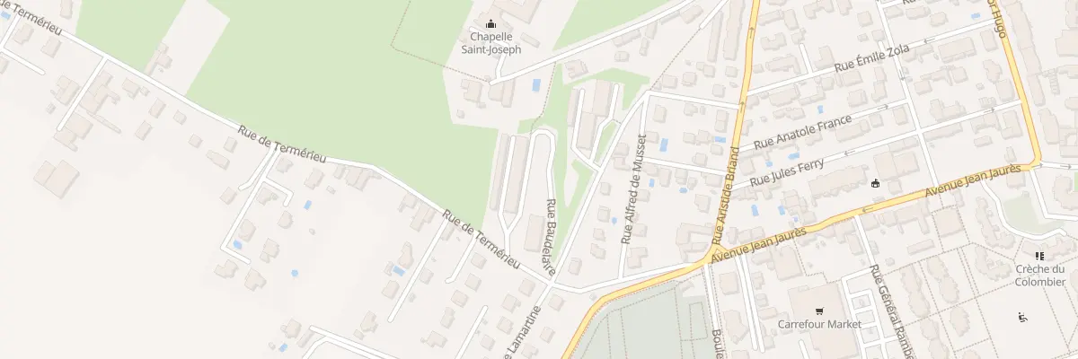 Plan du 26 Rue Baudelaire à Voiron