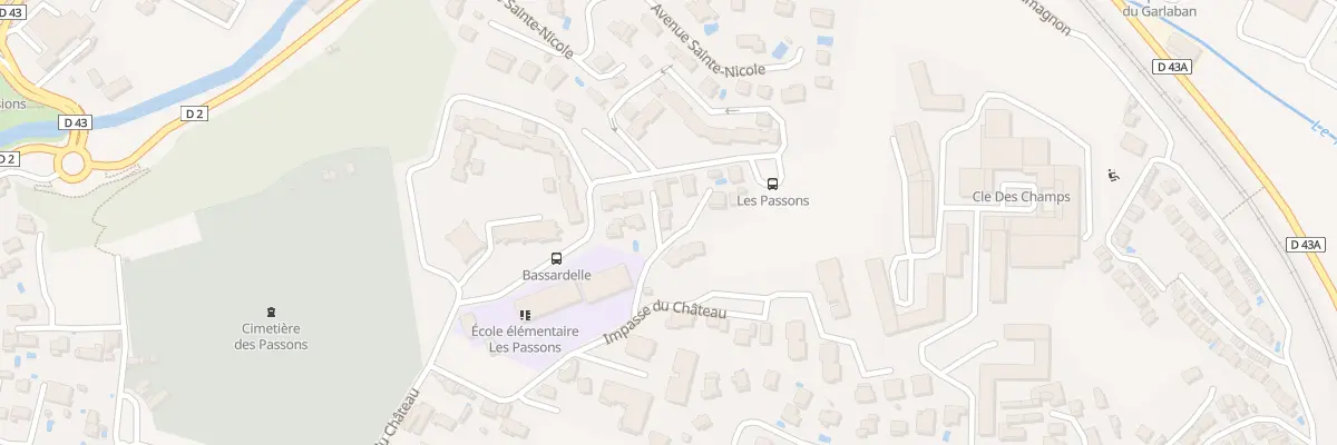Plan du 5324 Imp du Chateau à Aubagne