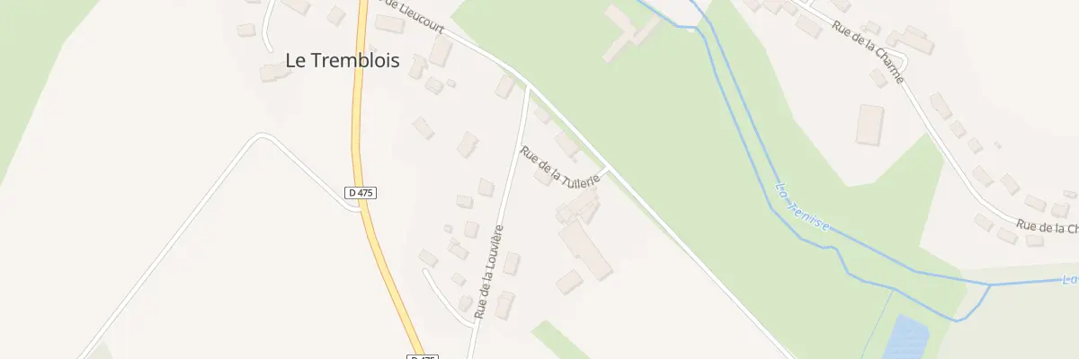 Plan du 1 Rue de la Tuilerie au Tremblois