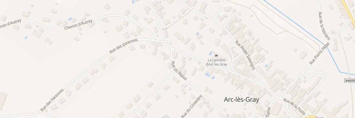 Plan du 35 Rue de la Gendarmerie à Arc-lès-Gray