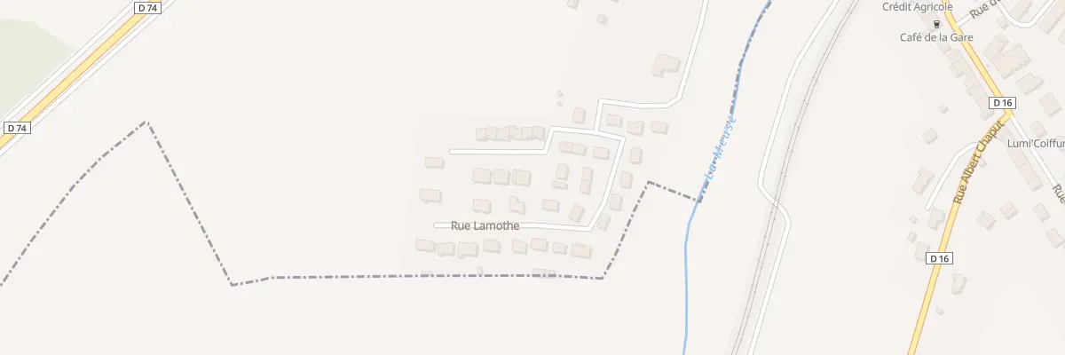 Plan du 7 Rue du Tremblot à Saint-Thiébault