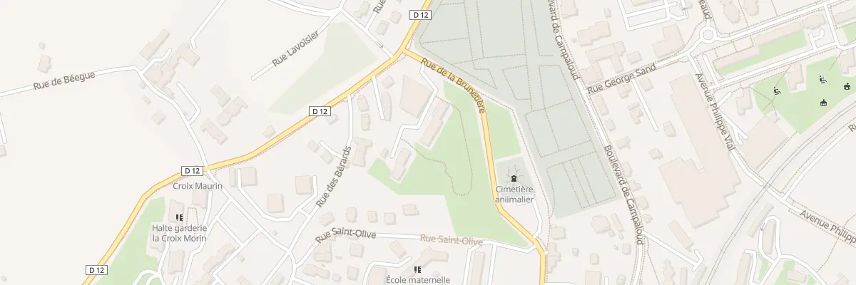 Plan du 4 Rue de la Brunetière à Voiron