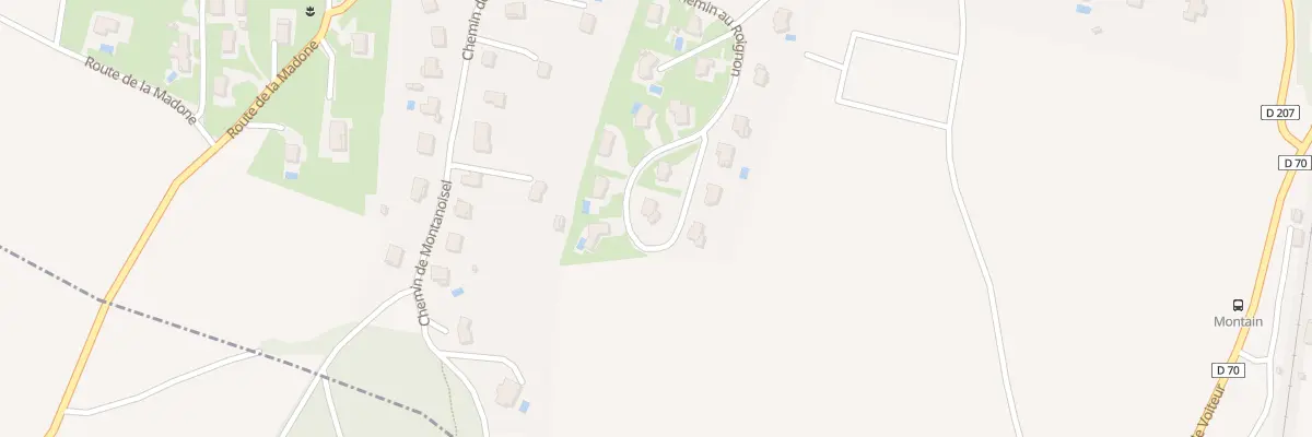 Plan du 555 Chem au Roignon à Montain