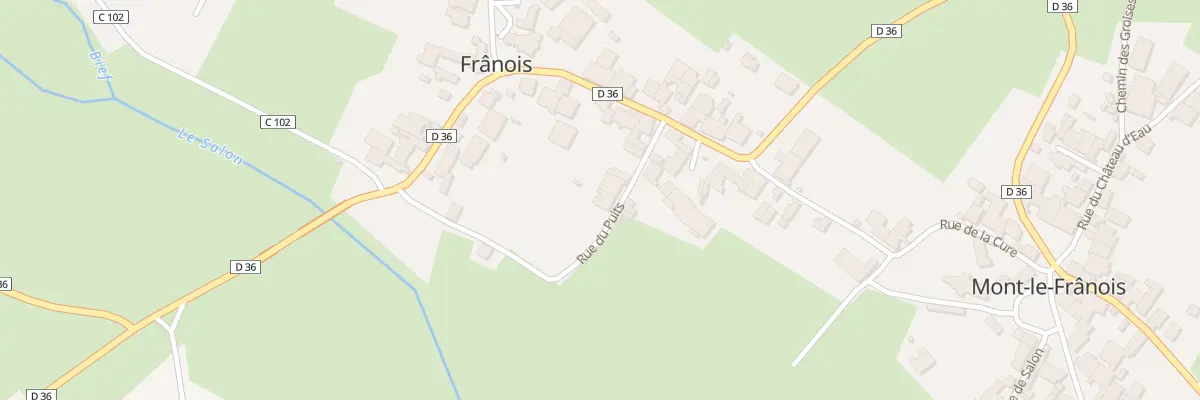 Plan du 1 Rue du Puits à Framont