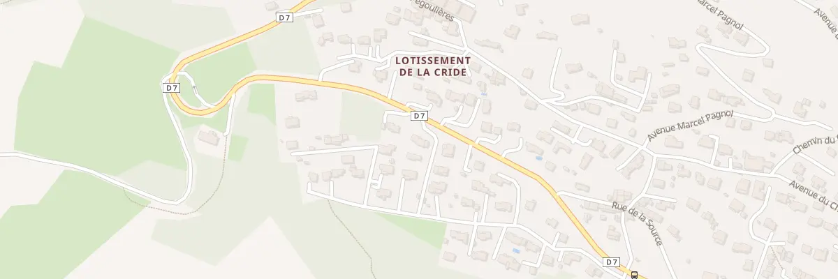 Plan du 6018 Av de la Libération à Peypin