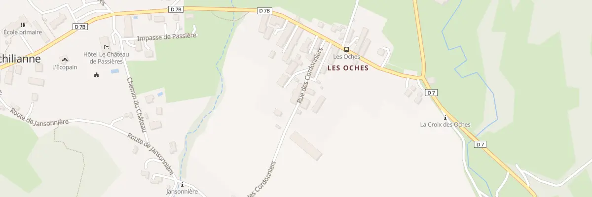 Plan du 5014 Les Oches à Chichilianne