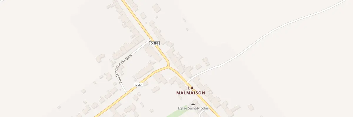 Plan du 3 Rue du Chateau d’Eau à Allondrelle-la-Malmaison
