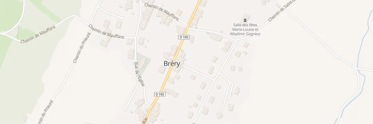 Plan du 30 Grande Rue Brery à Domblans