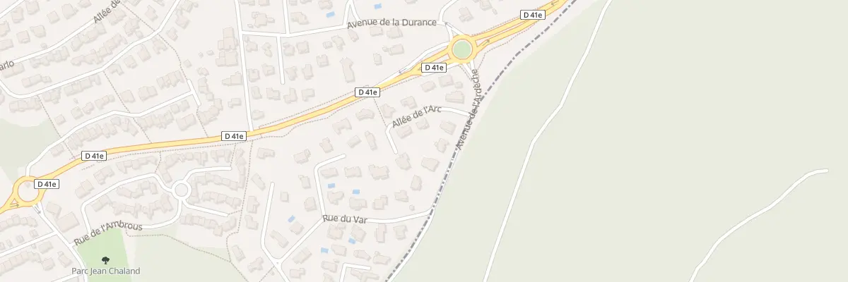 Plan du 10 All de l’Arc à Carnoux-en-Provence