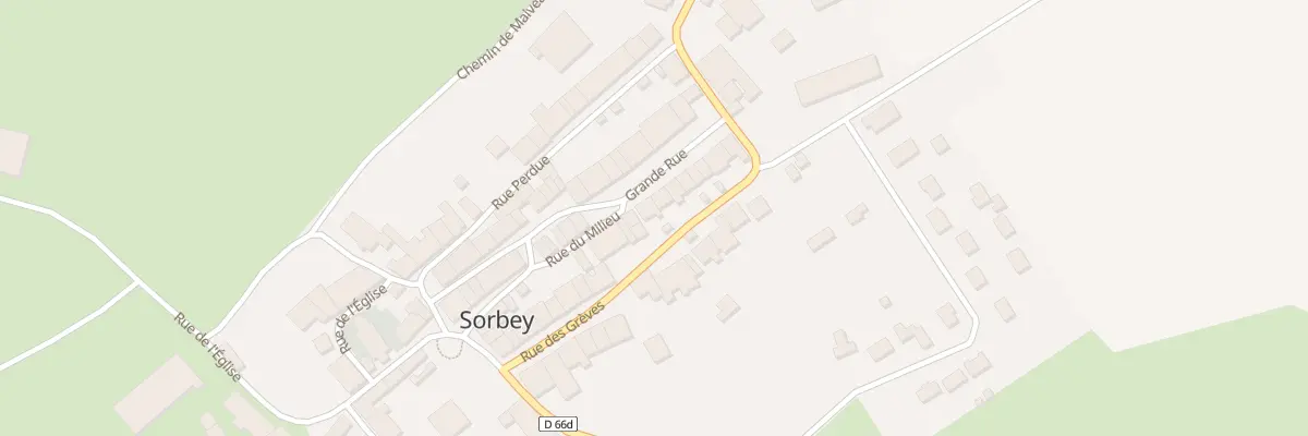 Plan du 10 Rue Grande Rue à Sorbey