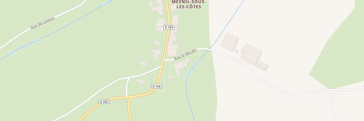 Plan du 1 Rue le Moulin à Bonzée