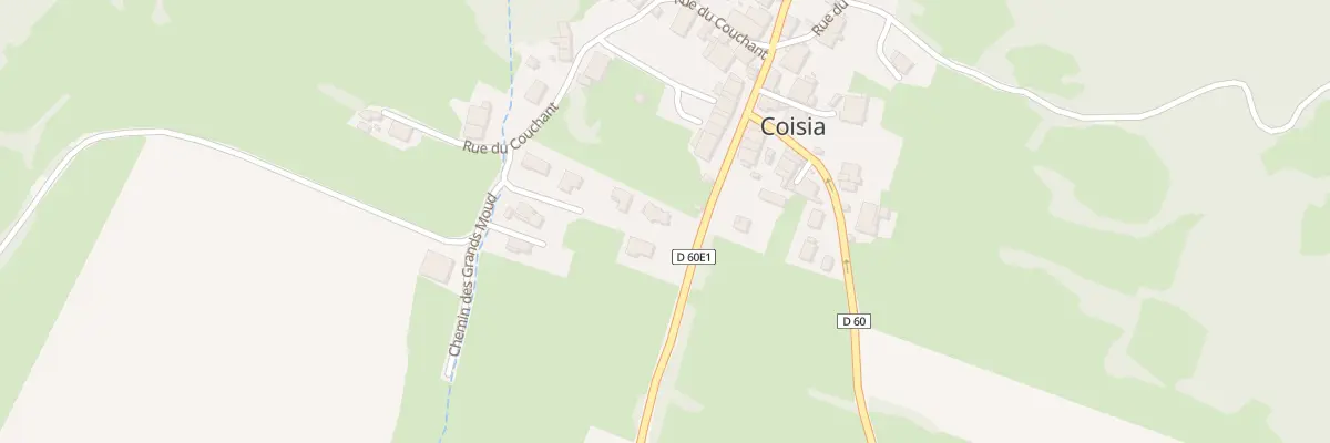 Plan du 38 Rue du Four A Pain - Coisia à Thoirette-Coisia