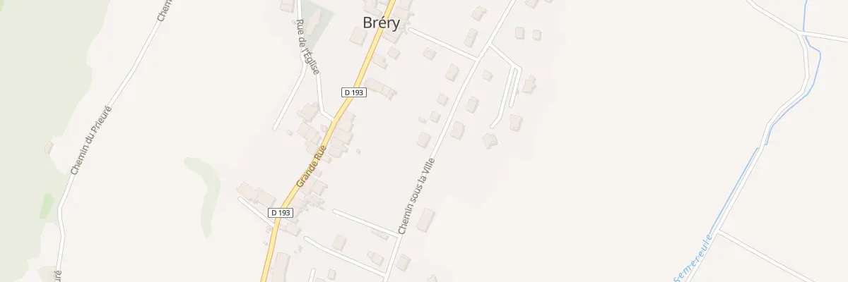 Plan du 275 Che sous la Ville Brery à Domblans